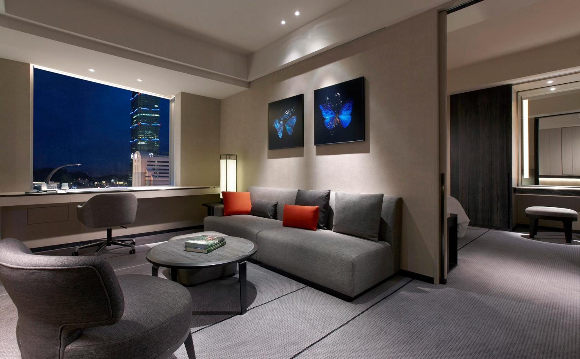 מלון Humble House Taipei, Curio Collection By Hilton מראה חיצוני תמונה A suite at the hotel