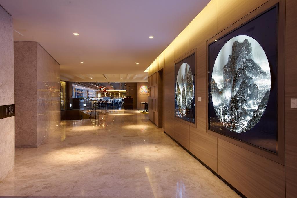 מלון Humble House Taipei, Curio Collection By Hilton מראה חיצוני תמונה The lobby of the hotel