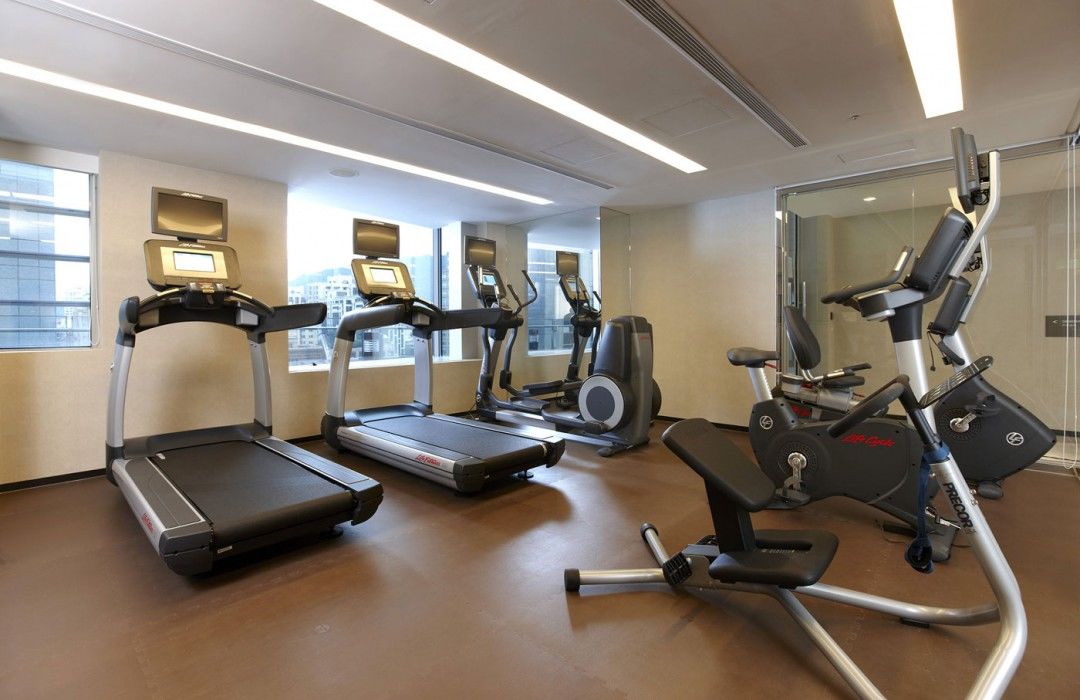 מלון Humble House Taipei, Curio Collection By Hilton מראה חיצוני תמונה A gym at a hotel